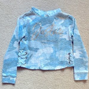 Justice girls hooded sweatshirt